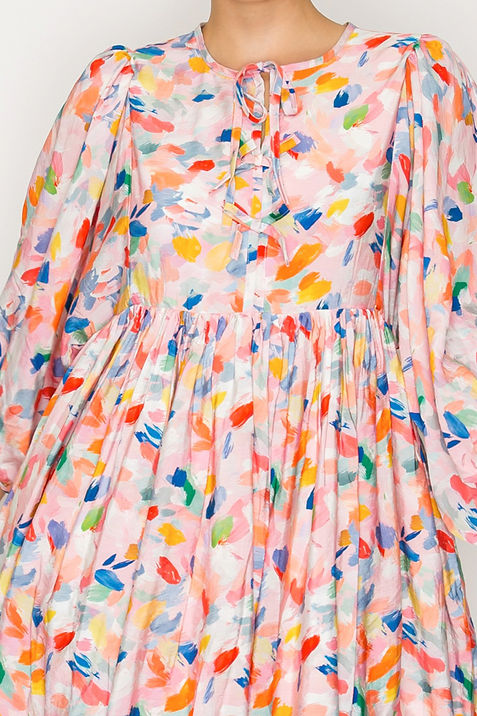 Petal Confetti Midi Dress
