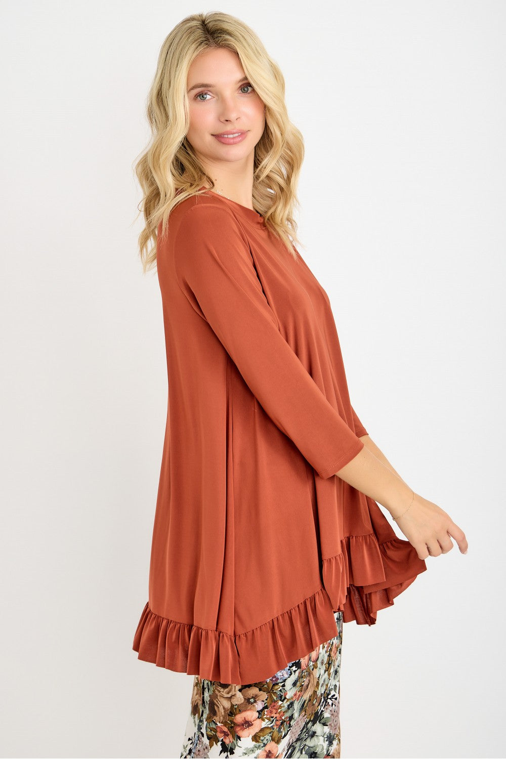 Classic Ruffle Hem Tunic