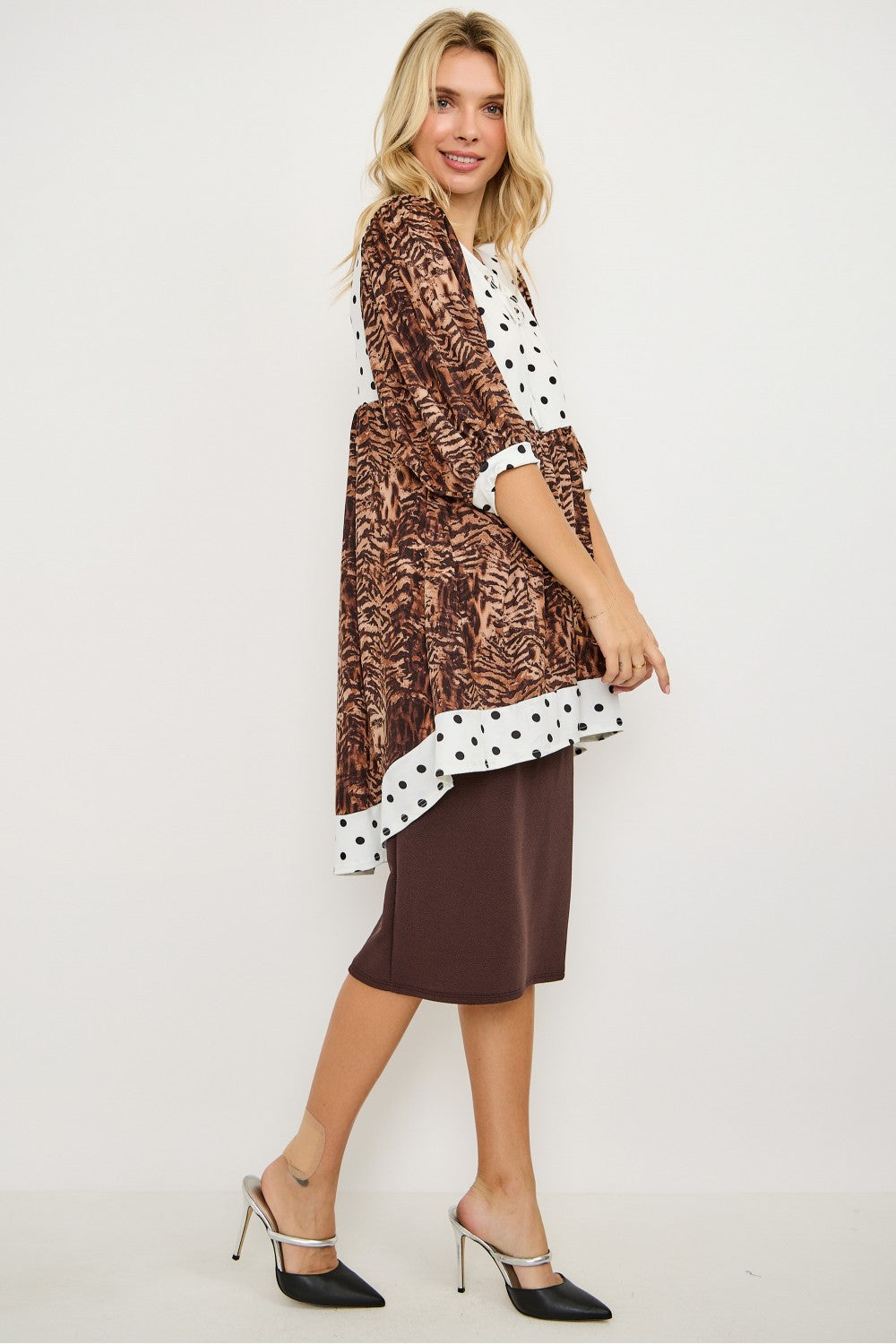 The Wild Dots Tunic Top