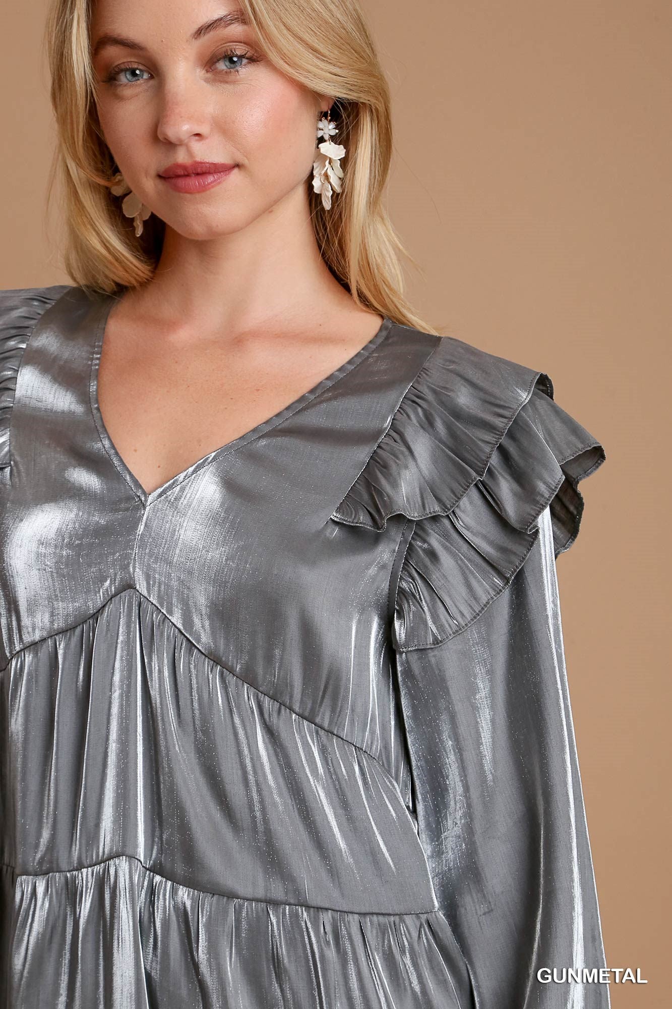 Gunmetal Glow Dress