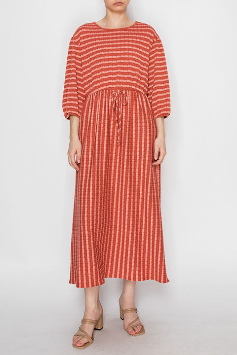 Terracotta Tide Maxi Dress