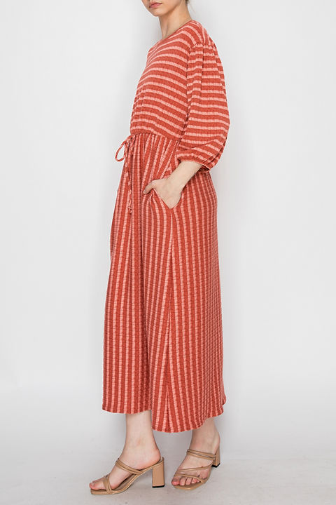 Terracotta Tide Maxi Dress