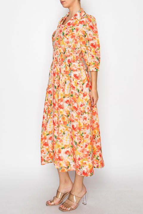 Sunlit Garden Maxi Dress