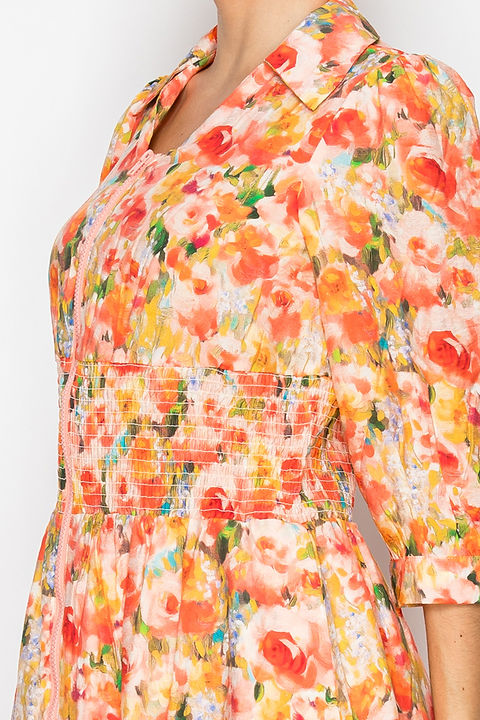 Sunlit Garden Maxi Dress