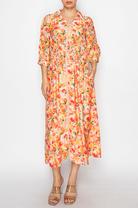 Sunlit Garden Maxi Dress