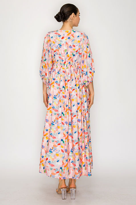 Petal Confetti Midi Dress