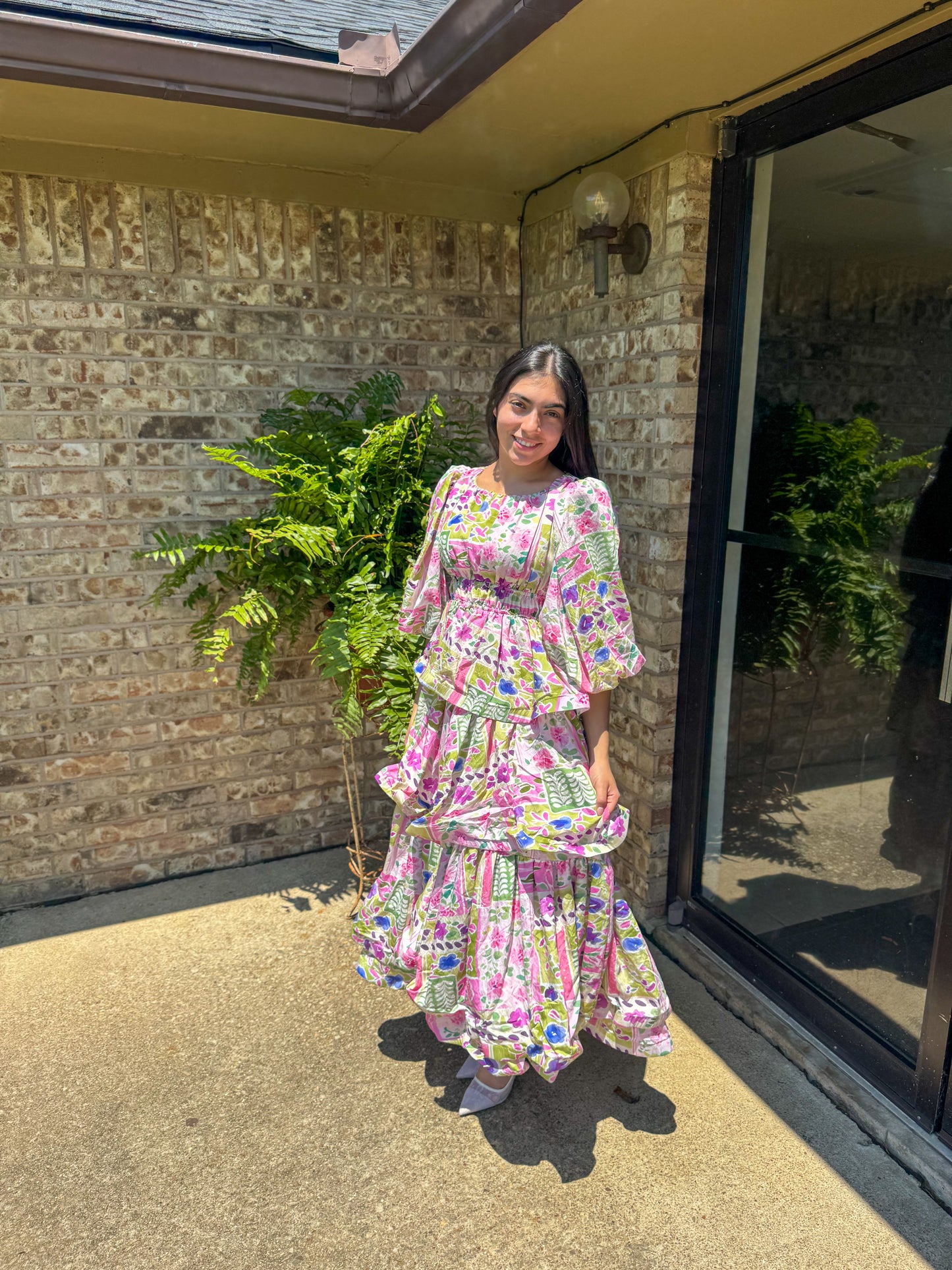 Lila Tiered Midi Dress