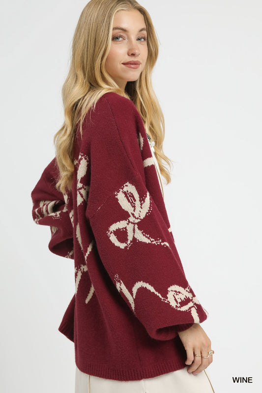 Luxe Bow Cardigan