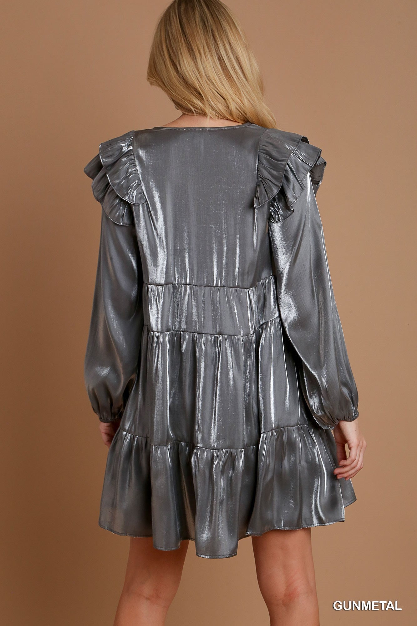 Gunmetal Glow Dress