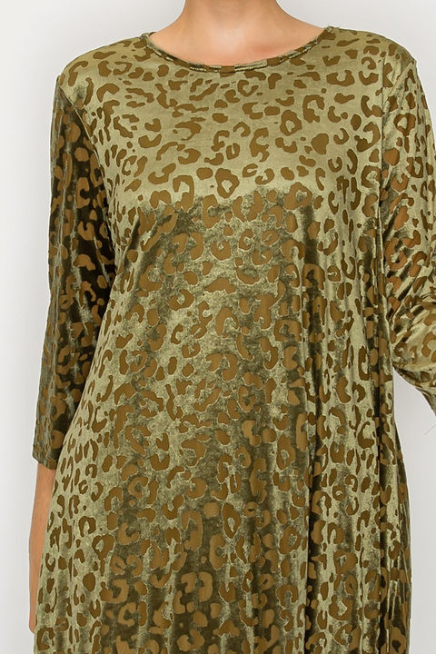 Graceful Flow Velvet Midi Dress